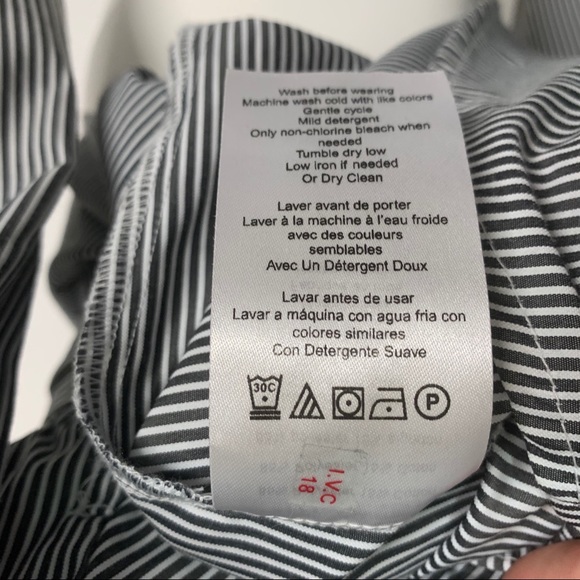 Motherhood Maternity Nursing Wrap Tunic Striped - Picture 8 of 9